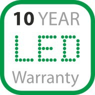 10 Year LED Warranty